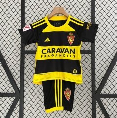 Children 23-24 Real Zaragoza Away Soccer Uniforms