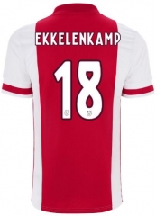 Jurgen Ekkelenkamp 18 Ajax 20-21 Home Soccer Jersey Shirt