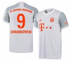 Robert Lewandowski 9 Bayern Munich 20-21 Away Soccer Jersey Shirt