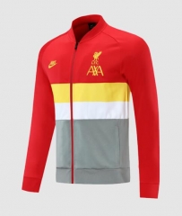 21-22 Liverpool Red Grey Training Jacket
