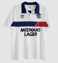 Retro 1994 Glasgow Rangers White Away Soccer Jersey Shirt