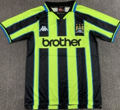 Retro 98-99 Manchester City Away Soccer Jersey Shirt