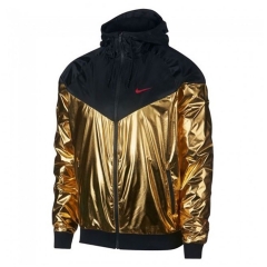 2018/19 Metallic Windrunner Gold Jacket