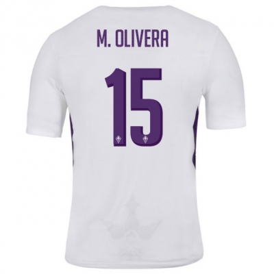 18-19 Fiorentina OLIVERA 15 Away Soccer Jersey Shirt