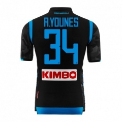 18-19 Napoli YOUNES 34 Away Soccer Jersey Shirt