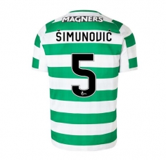 18-19 Celtic Home Simunovic 5 Soccer Jersey Shirt