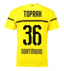 18-19 Borussia Dortmund Toprak 36 Cup Home Soccer Jersey Shirt