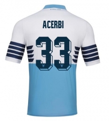 18-19 Lazio ACERBI 33 Home Soccer Jersey Shirt