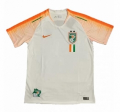 18-19 Ivory Coast White Training Shirt