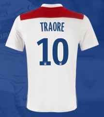 18-19 Olympique Lyonnais TRAORE 10 Home Soccer Jersey Shirt