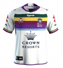 2018/19 Melbourne Commemorative Edition White Rugby Jersey