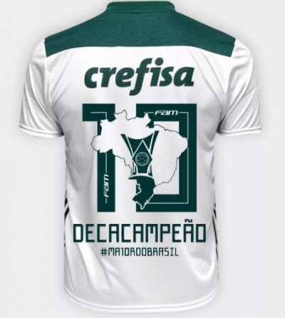 18-19 CAMISA Palmeiras Away Deca CAMPEAO Soccer Jersey Shirt