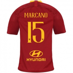 18-19 AS Roma MARCANO 15 Home Soccer Jersey Shirt