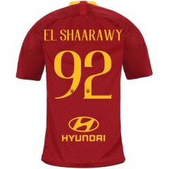 18-19 AS Roma EL SHAARAWY 92 Home Soccer Jersey Shirt