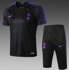 18-19 Tottenham Hotspur Black Short Training Suit