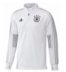 Germany World Cup 2018 Zipper Training Sweat Shirt white