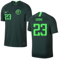 Nigeria Fifa World Cup 2018 Away Shirt Uzoho 23 Soccer Jersey Shirt