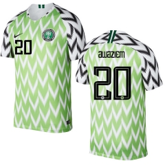 Nigeria Fifa World Cup 2018 Home Chidozie Awaziem 20 Soccer Jersey Shirt