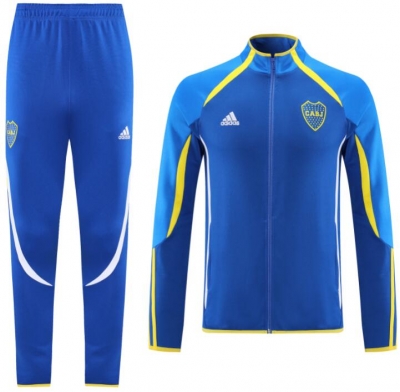 21-22 Boca Juniors Blue Teamgeist Training Jacket and Pants
