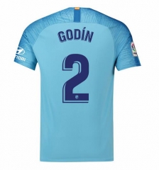 18-19 Atletico Madrid Godín 2 Away Soccer Jersey Shirt