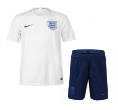 England 2018 FIFA World Cup Home Soccer Jersey Uniform (Shirt+Shorts)