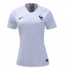 Women France 2018 World Cup Away Soccer Jersey Shirt