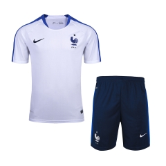 France 2018 World Cup White Short Training Uniform