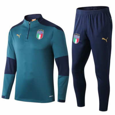 2020 Euro Italy Training Top Green and Pants
