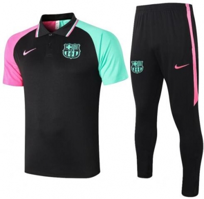 20-21 Barcelona Red Blue Polo Sets