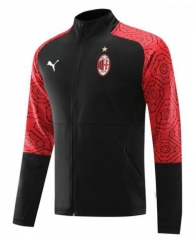 20-21 AC Milan Black Red Training Jacket