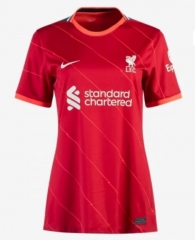 Women 21-22 Liverpool Home Soccer Jersey Shirt