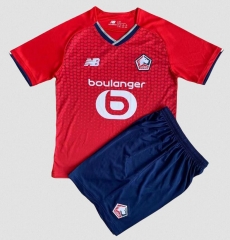 Children 21-22 Lille OSC Home Soccer Uniforms