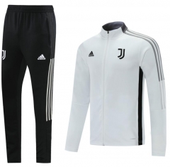 21-22 Juventus White Training Jacket and Pants