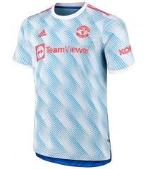 Player Version 21-22 Manchester United Away Soccer Jersey Shirt
