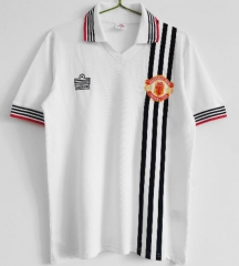 Retro 1975-80 Manchester United Away Soccer Jersey Shirt