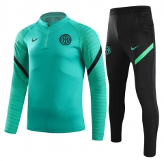 21-22 Inter Milan Black Blue Training Top and Pants