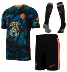 21-22 Chelsea Third Soccer Full Kits