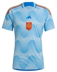 2022 World Cup Spain Away Soccer Jersey Shirt