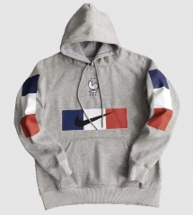 22-23 France Grey Hoodie Sweater