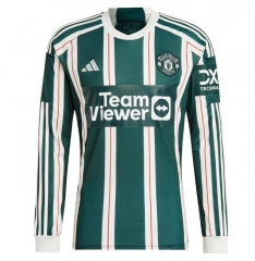 Long Sleeve Shirt 23-24 Manchester United Away Soccer Jersey