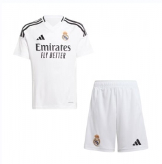Children 24-25 Real Madrid Home Soccer Uniforms