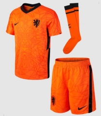 2020 Netherlands Home Soccer Full Kits