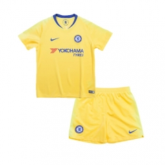 18-19 Chelsea Away Children Soccer Jersey Kit Shirt + Shorts