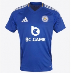 24-25 Leicester City Home Soccer Jersey Shirt