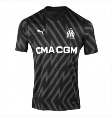 23-24 Olympique de Marseille Black Goalkeeper Soccer Jersey Shirt