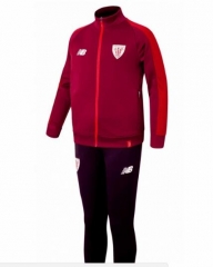 18-19 Athletic Bilbao Dark Red Training Suit (Jacket+Trouser)