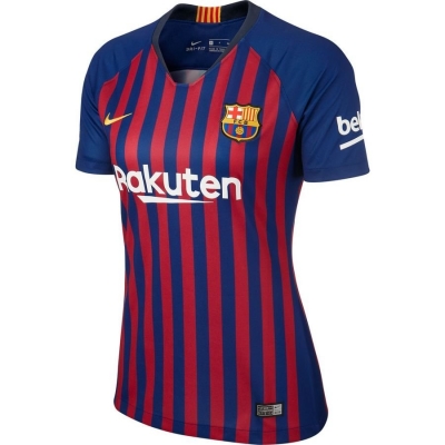 Women 18-19 Barcelona Home Soccer Jersey Shirt