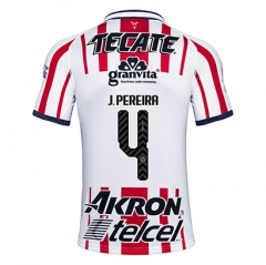 18-19 Deportivo Guadalajara Chivas J Pereira 4 Home Soccer Jersey Shirt