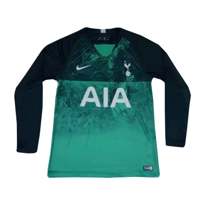 18-19 Tottenham Hotspur Third Long Sleeve Soccer Jersey Shirt