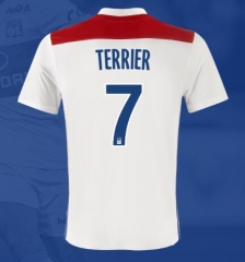 18-19 Olympique Lyonnais TERRIER 7 Home Soccer Jersey Shirt